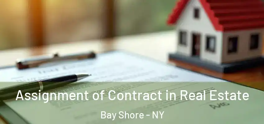  Assignment of Contract in Real Estate Bay Shore - NY